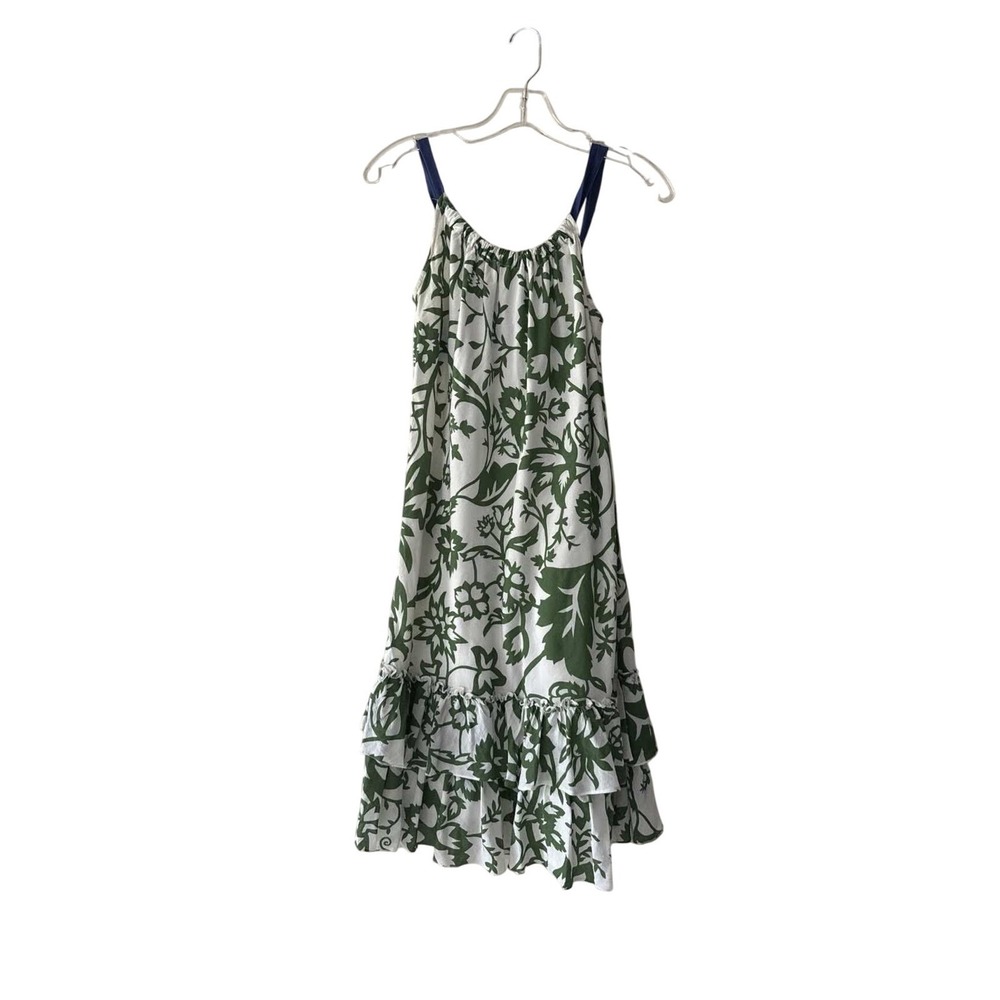 NWT GAP Halter Floral Print Midi Dress Size S Ruffle Resort Boho